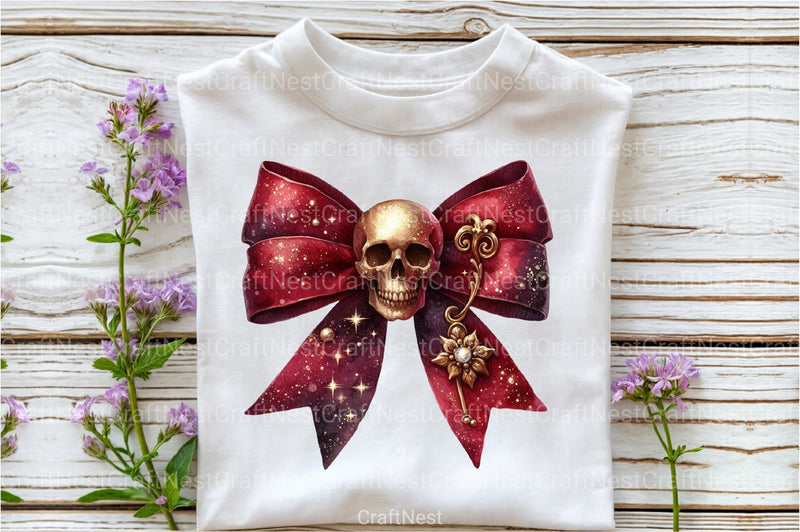 Halloween Coquette Bow Clipart Bundle 9 - CraftNest - Digital Crafting and Art