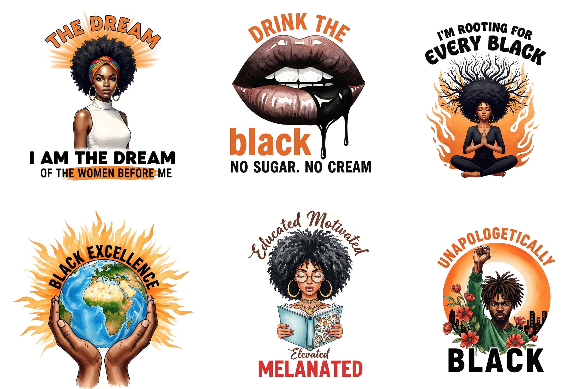 Empowerment & Pride Art Collection Clipart Bundle - CraftNest - Digital Crafting and Art