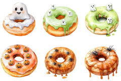 Halloween Donut Clipart Bundle - CraftNest - Digital Crafting and Art