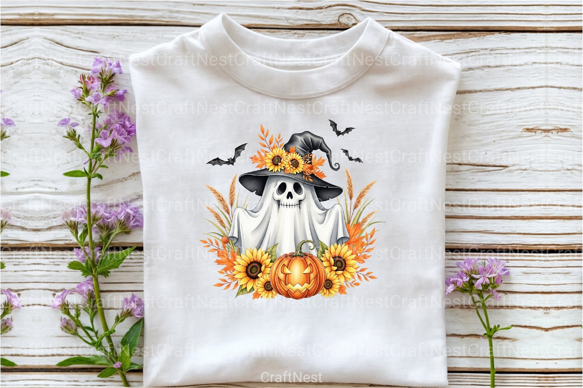 Funny Halloween Ghost Clipart Bundle 1 - CraftNest - Digital Crafting and Art