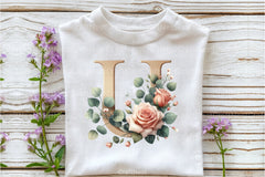 Floral Alphabet Clipart Bundle 16 - CraftNest - Digital Crafting and Art