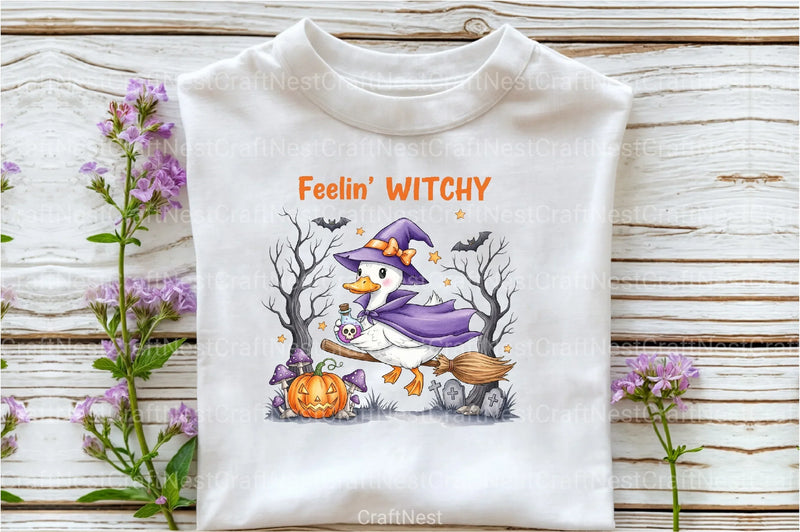 Halloween Witch Goose Clipart Bundle - Feelin' Witchy 45 - CraftNest - Digital Crafting and Art