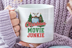 Christmas Movie Junkie Clipart Bundle - CraftNest - Digital Crafting and Art