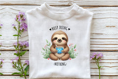Funny Sloth Quotes Clipart Bundle 77 - CraftNest - Digital Crafting and Art