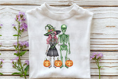 Halloween Skeleton Couple Clipart Bundle - CraftNest - Digital Crafting and Art
