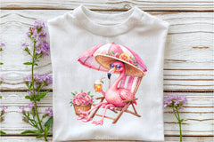 Summer Flamingo Clipart Bundle 2 - CraftNest - Digital Crafting and Art