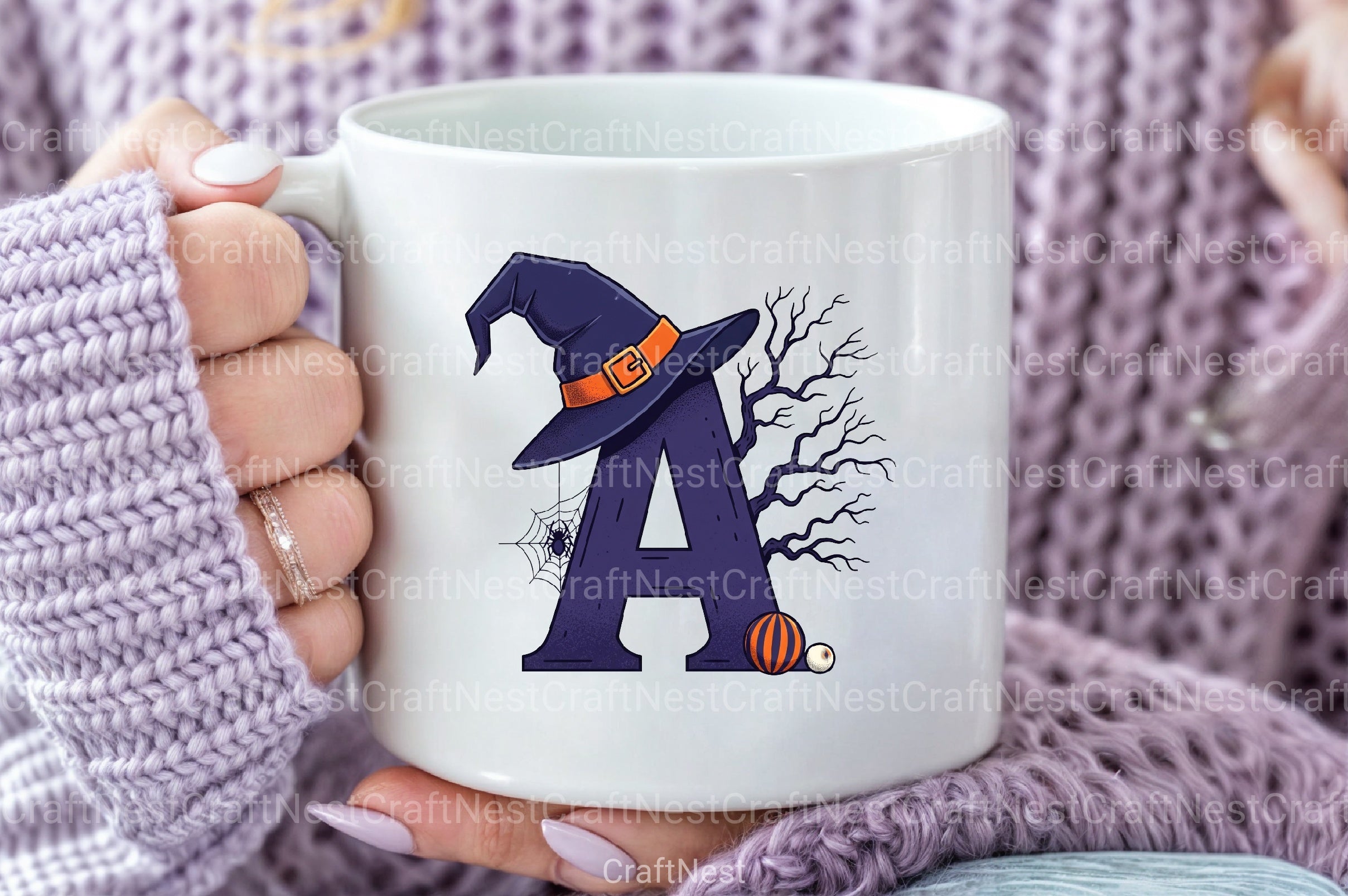 Halloween Alphabet Clipart Bundle 4 - CraftNest - Digital Crafting and Art