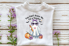 Cute Ghost Teacher Clipart Bundle - CraftNest - Digital Crafting and Art