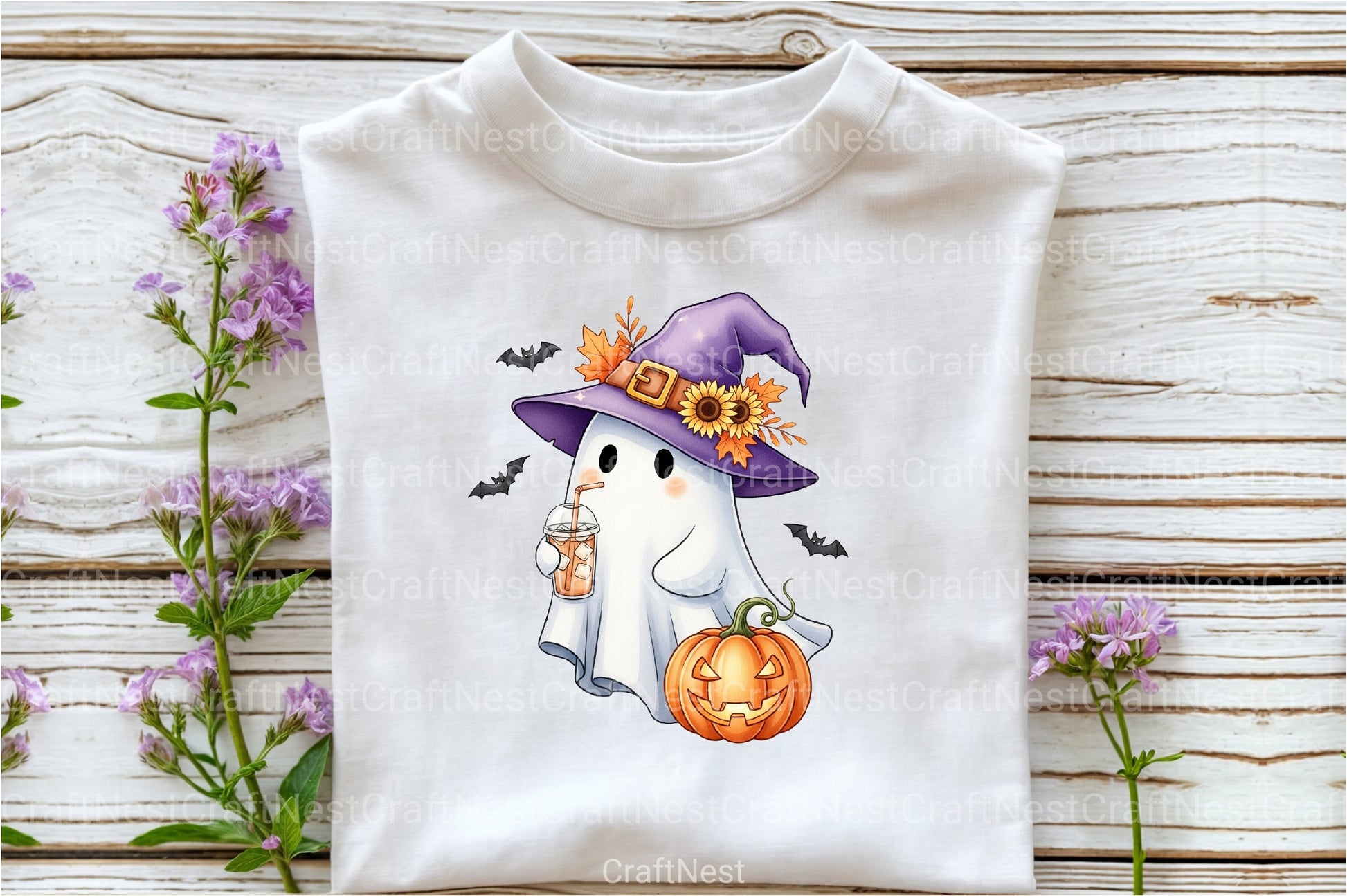 Funny Halloween Ghost Clipart Bundle 11 - CraftNest - Digital Crafting and Art