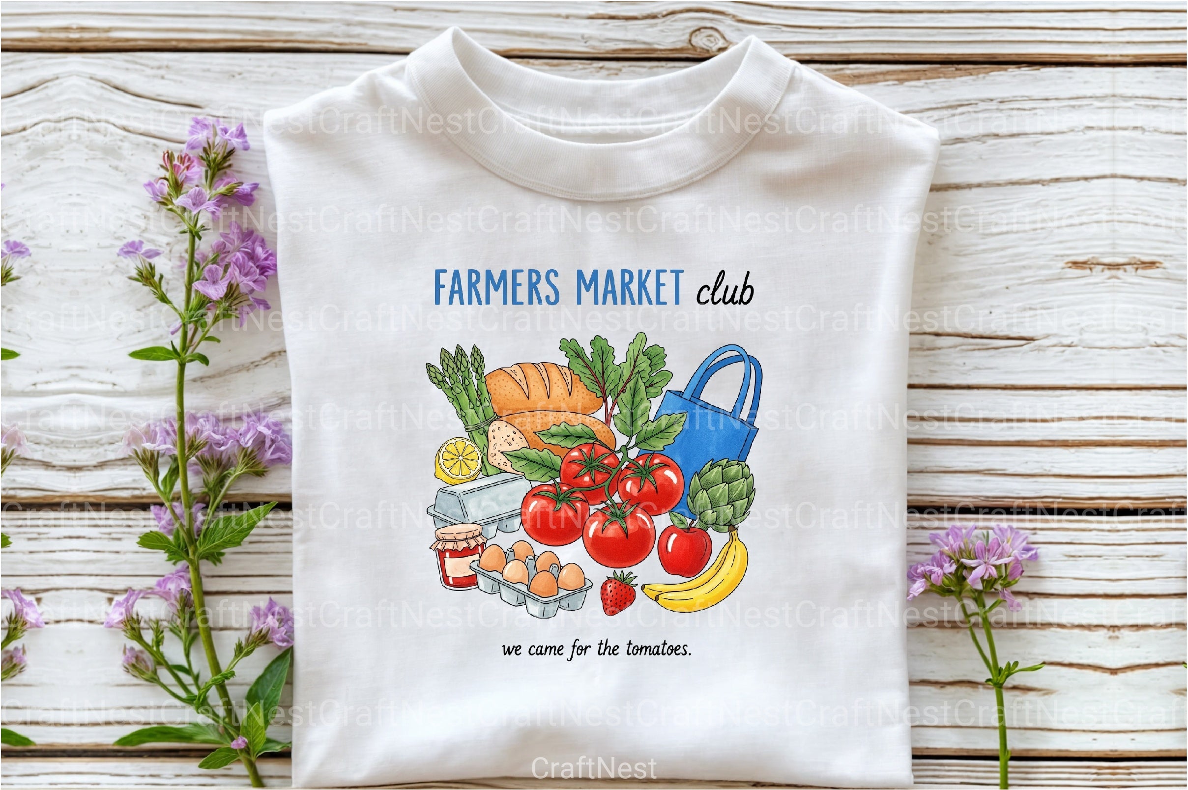 Farmers Market Hand Drawn Clipart Bundle - CraftNest - Digital Crafting and Art