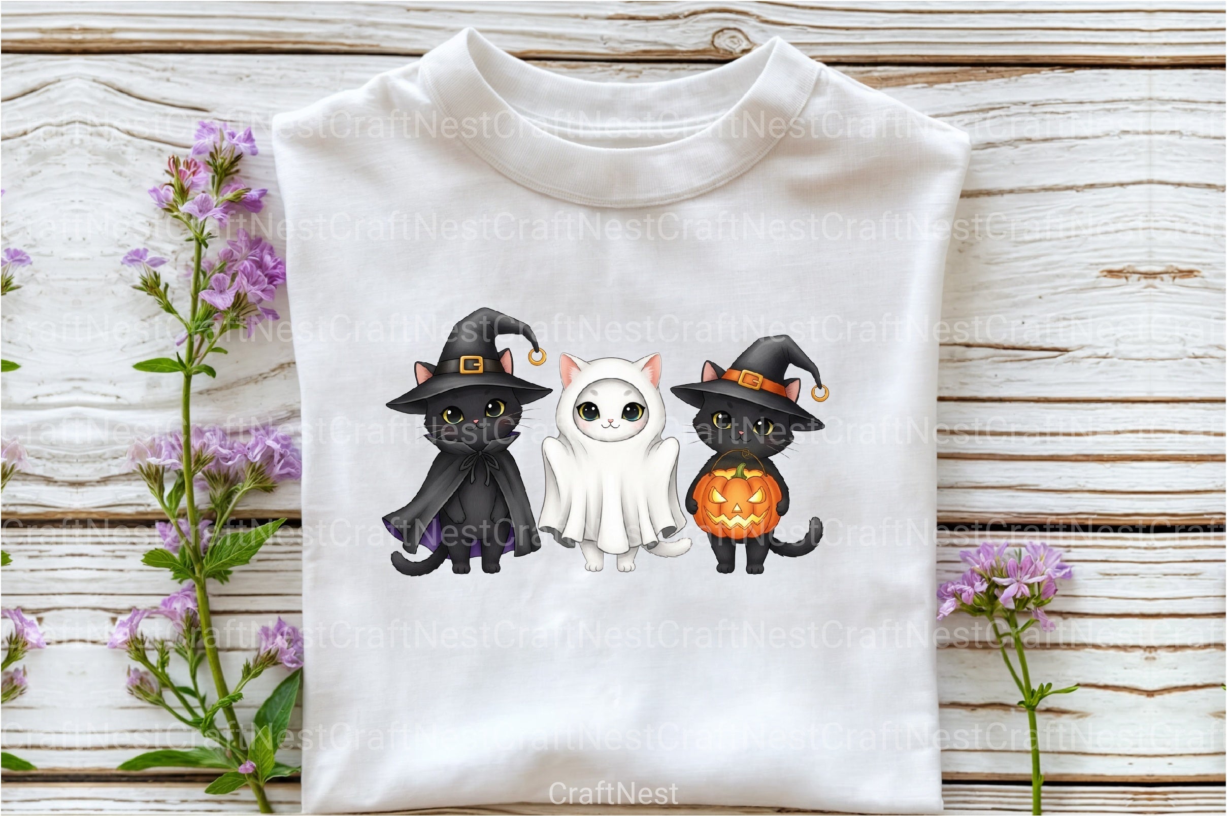 Halloween Cat Clipart Bundle 13 - CraftNest - Digital Crafting and Art