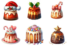 Christmas Pudding Clipart Bundle 99 - CraftNest - Digital Crafting and Art