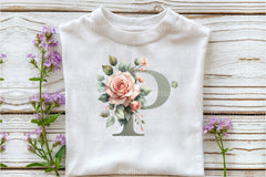 Floral Alphabet Clipart Bundle 23 - CraftNest - Digital Crafting and Art