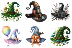 Halloween Witch Hat Clipart Bundle - CraftNest - Digital Crafting and Art