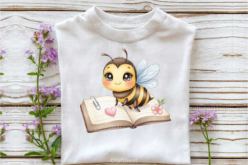 Back to School Bee Clipart Bundle 88 - CraftNest - Digital Crafting and Art