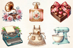 Retro Mother's Day Clipart Bundle - CraftNest - Digital Crafting and Art