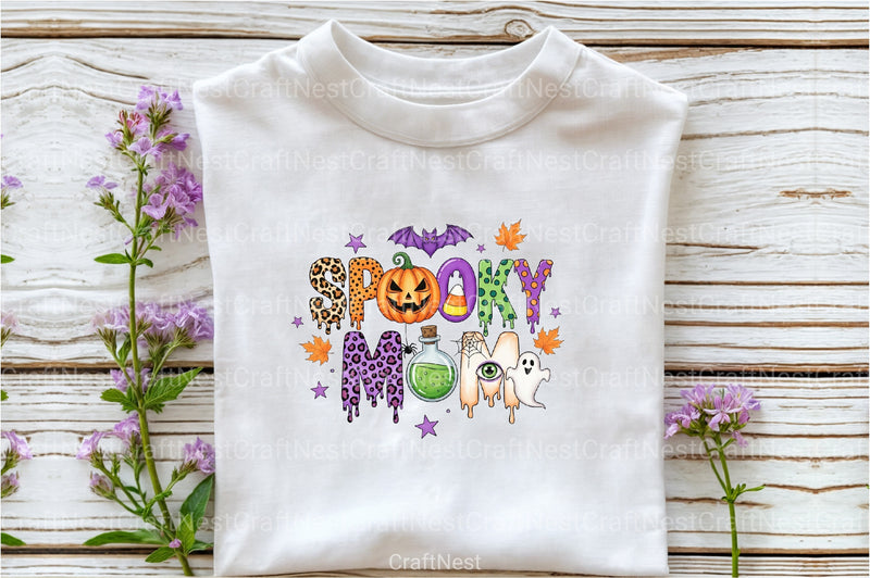 Spooky Mom Halloween Clipart Bundle 99 - CraftNest - Digital Crafting and Art