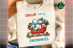 Vintage Christmas Snowman Clipart Bundle 1 - CraftNest - Digital Crafting and Art