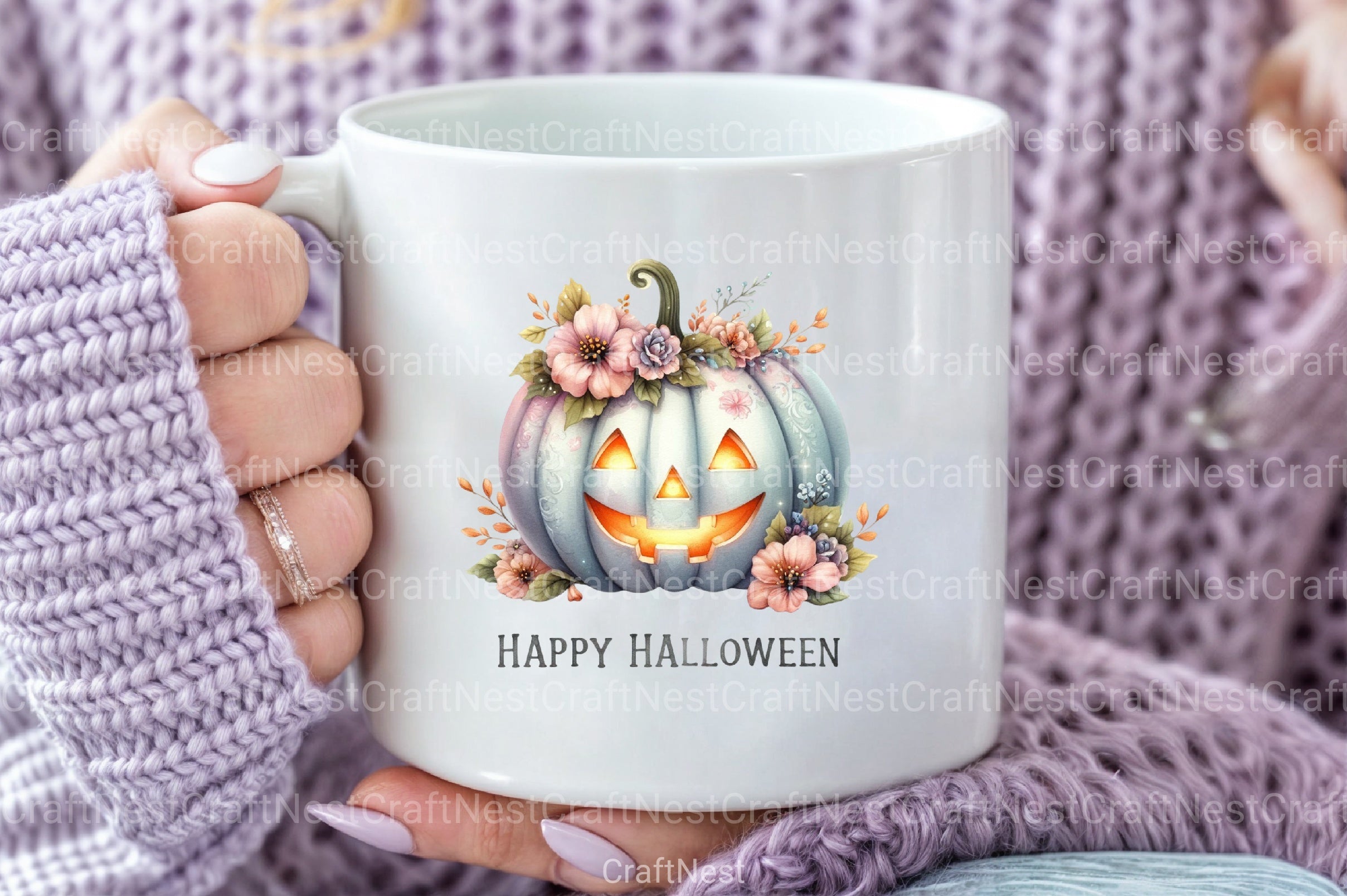 Happy Halloween Ghost Clipart Bundle - CraftNest - Digital Crafting and Art