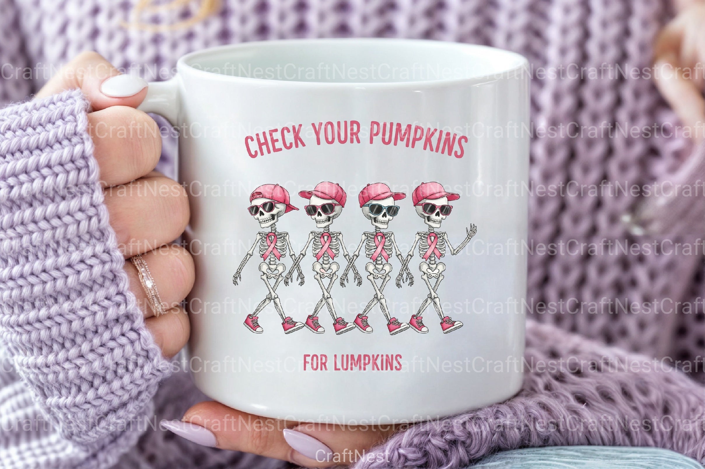 Halloween Breast Cancer Clipart Bundle 8 - CraftNest - Digital Crafting and Art