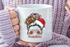 Football Sister Christmas Clipart Bundle - CraftNest - Digital Crafting and Art