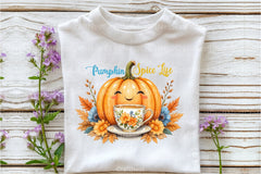 Pumpkin Spice Life Digital Clipart Bundle - CraftNest - Digital Crafting and Art