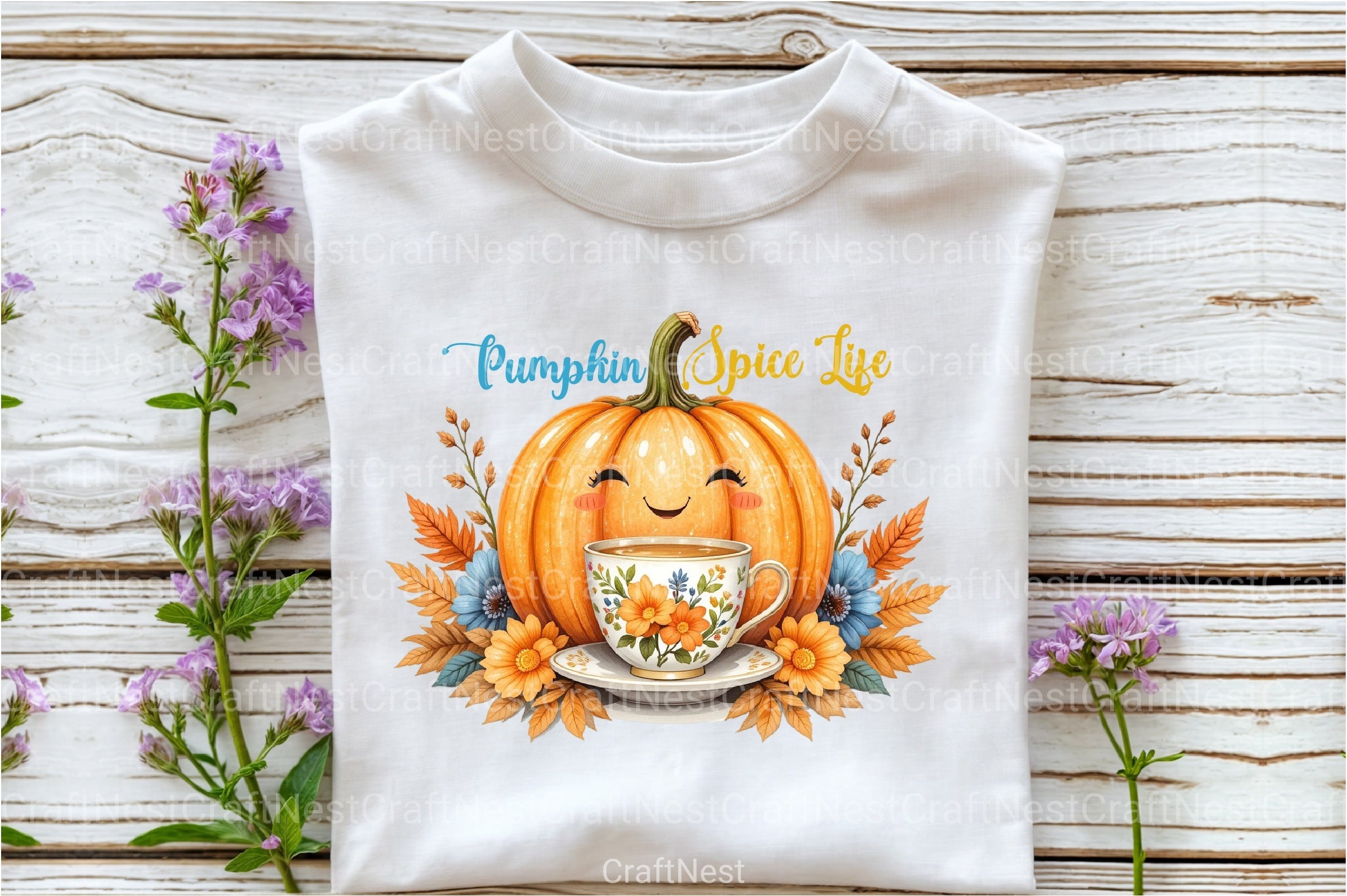 Pumpkin Spice Life Digital Clipart Bundle - CraftNest - Digital Crafting and Art