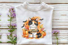 Happy Halloween Cat Clipart Bundle - CraftNest - Digital Crafting and Art