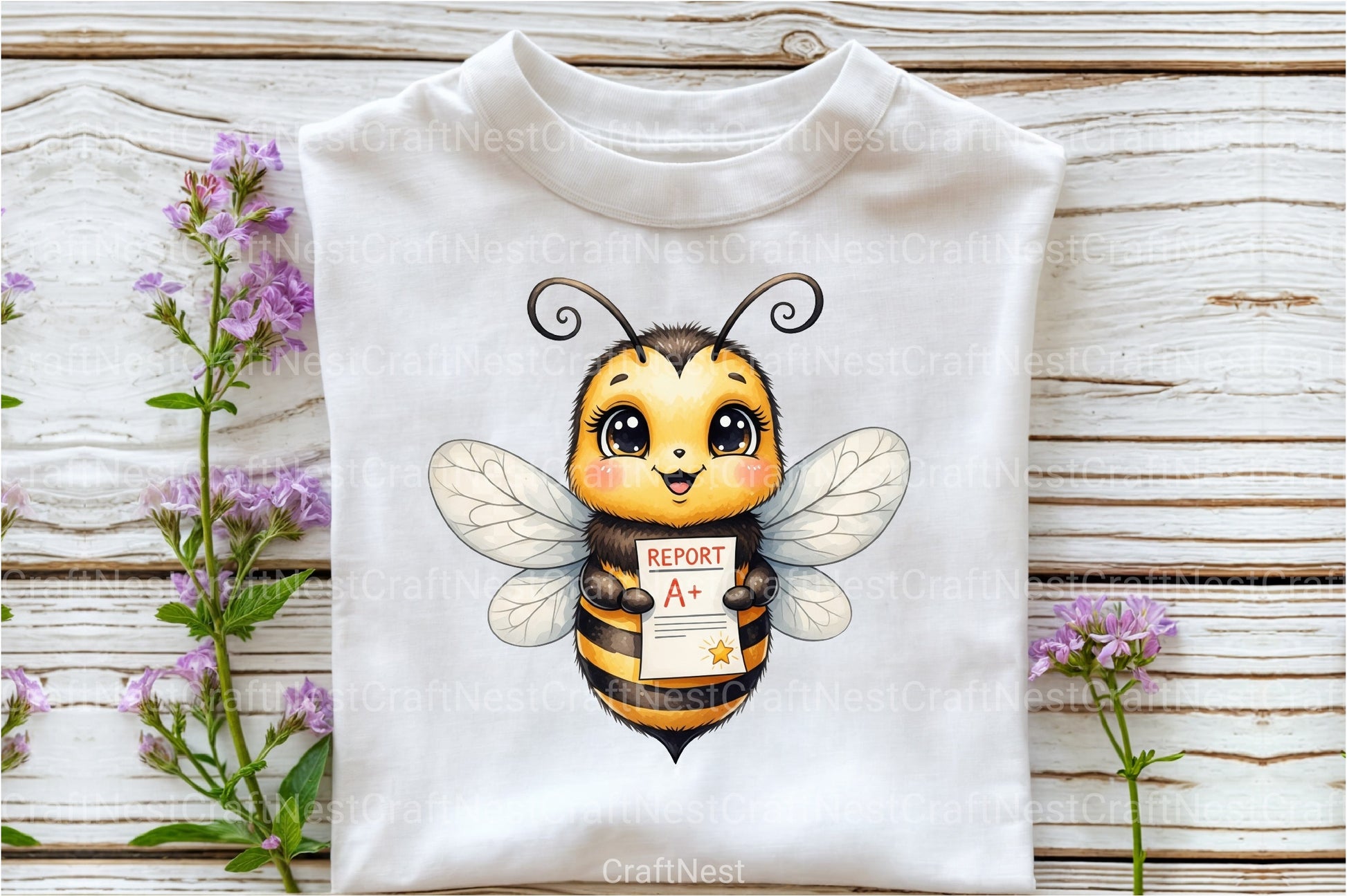 Back to School Bee Clipart Bundle 11 - CraftNest - Digital Crafting and Art