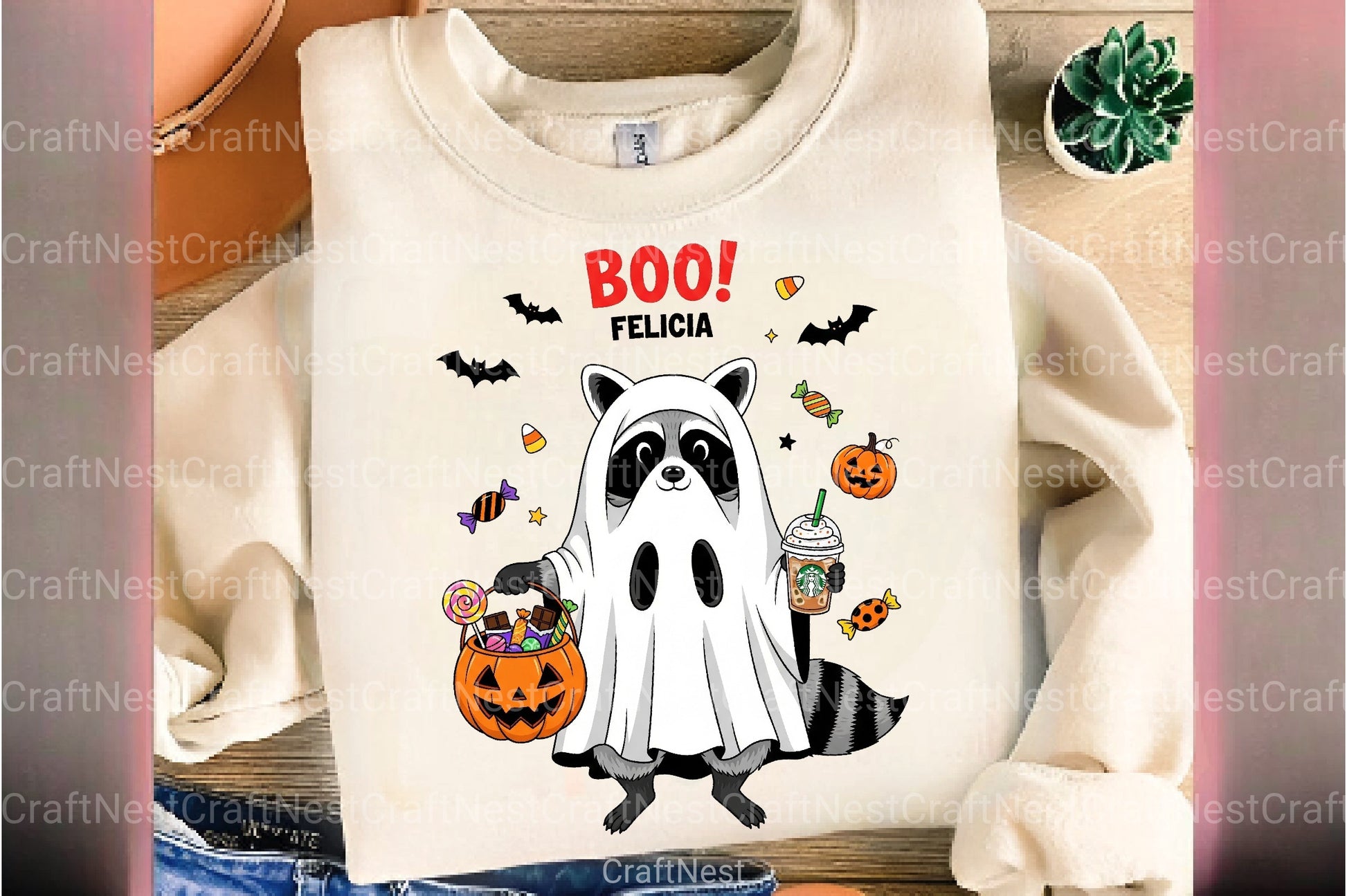 Boo! Felicia Halloween Clipart Bundle - CraftNest - Digital Crafting and Art