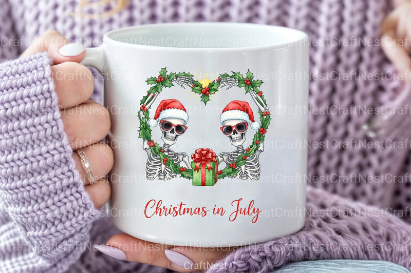 Christmas in July Funny Clipart Bundle 2 - CraftNest - Digital Crafting and Art
