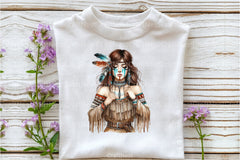 Tribal Boho Girl Clipart Bundle 4 - CraftNest - Digital Crafting and Art
