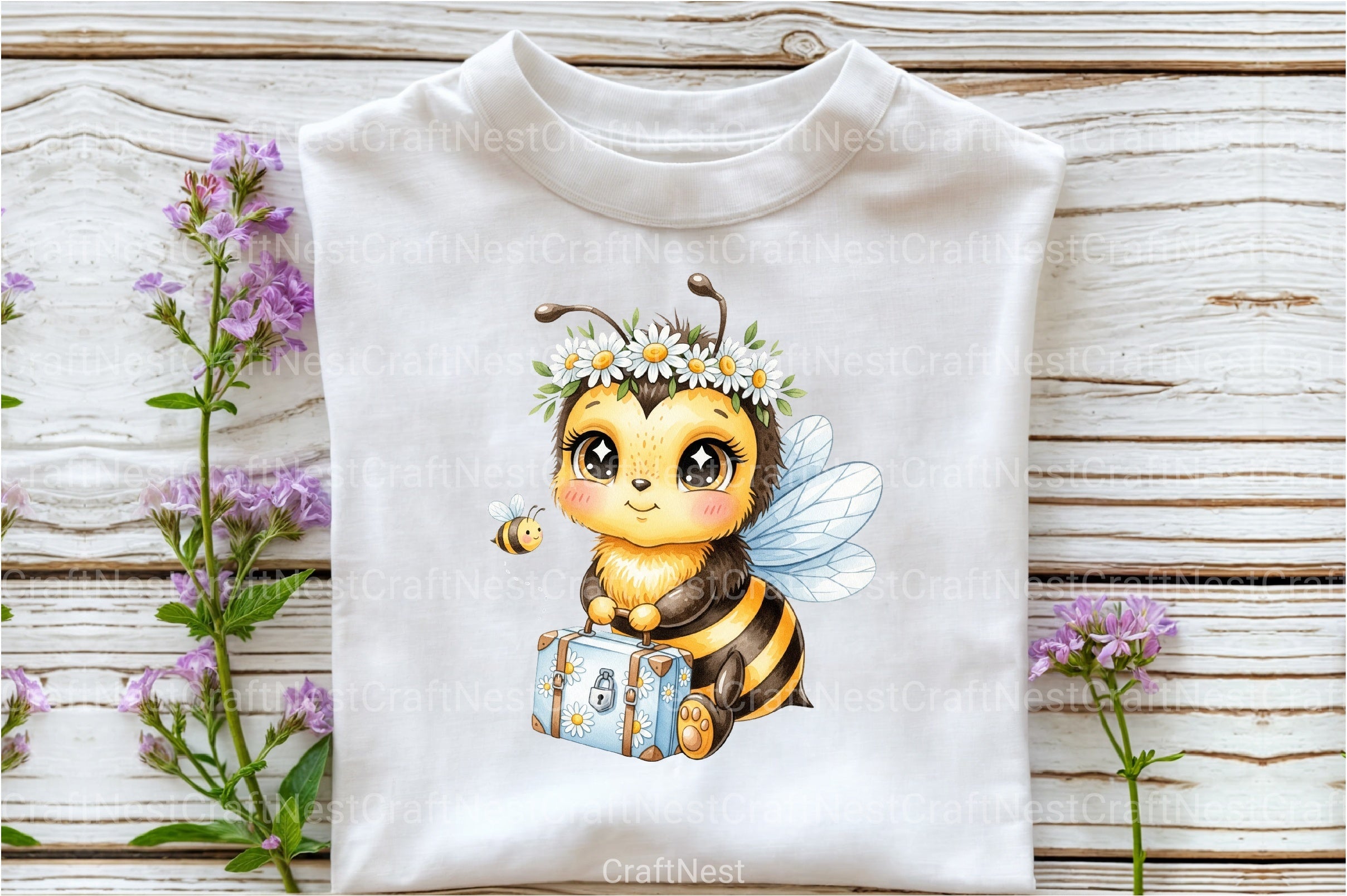 Back to School Bee Clipart Bundle 9 - CraftNest - Digital Crafting and Art