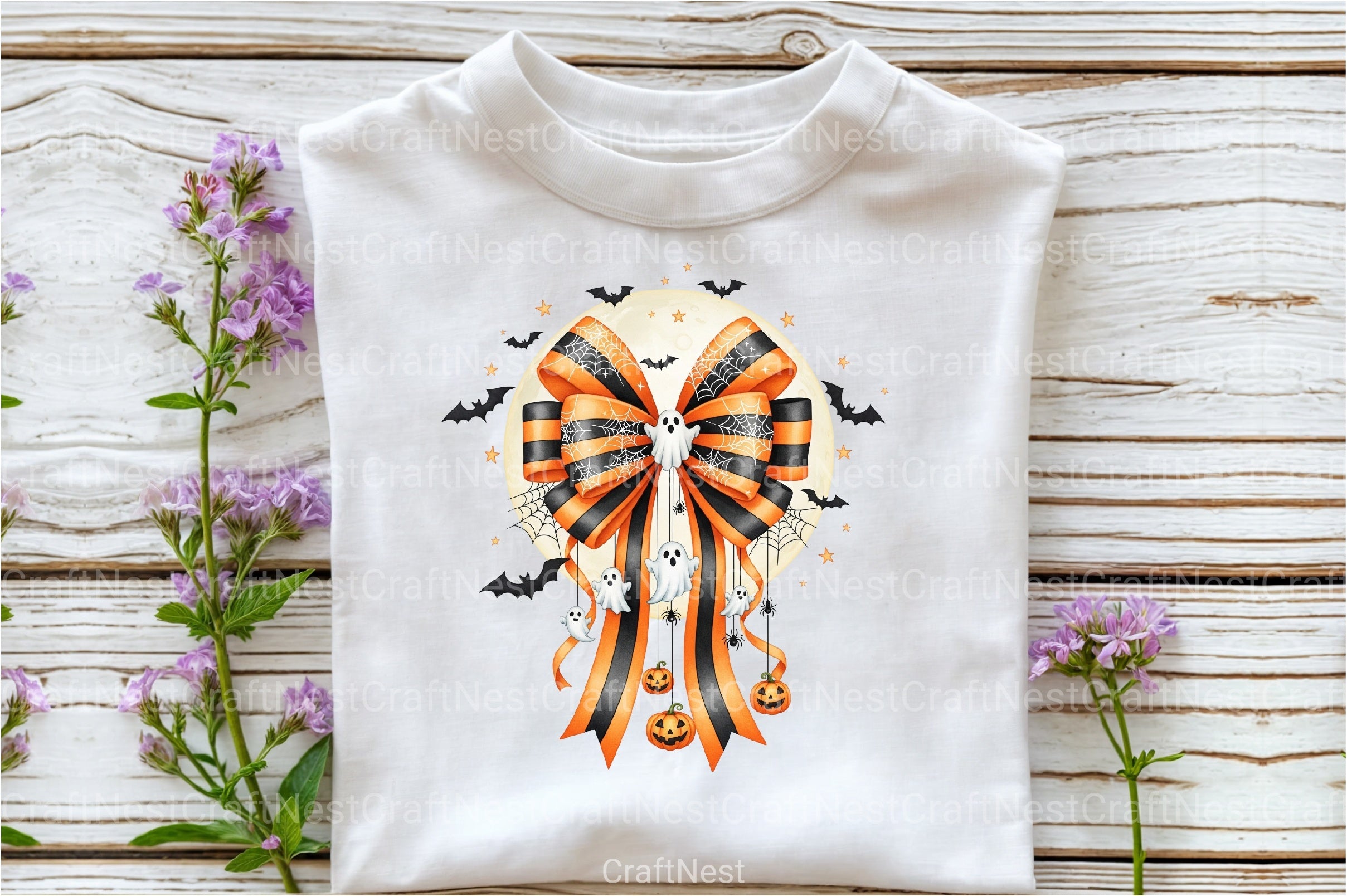 Halloween Coquette Bow Clipart Bundle 1 - CraftNest - Digital Crafting and Art