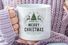 Merry Christmas Tree Design Clipart Bundle - CraftNest - Digital Crafting and Art