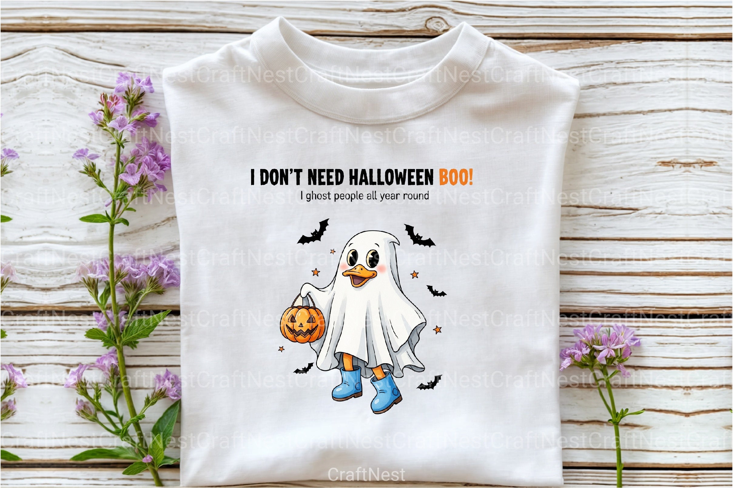 Funny Goose Clipart Bundle: No Need for Halloween - CraftNest - Digital Crafting and Art