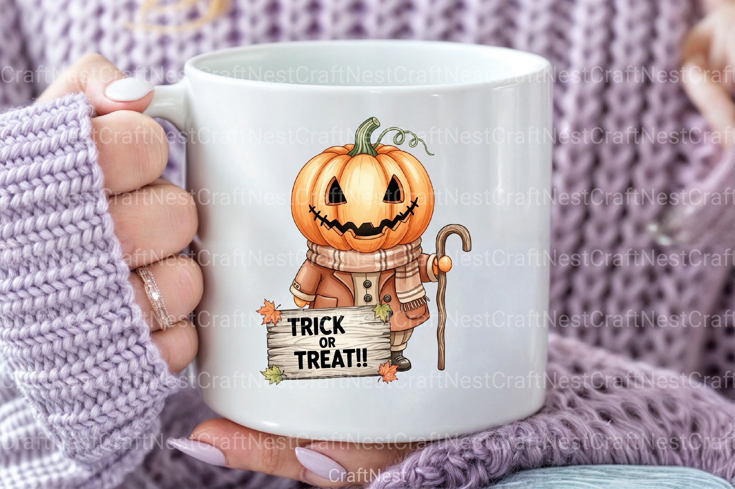 Pumpkin Head Trick or Treat Clipart Bundle - CraftNest - Digital Crafting and Art