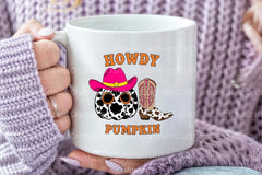 Howdy Cowgirl Pumpkin Art Clipart Bundle - CraftNest - Digital Crafting and Art