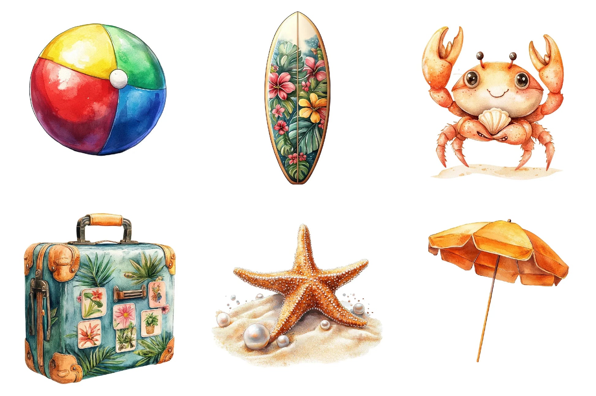 Summer Clipart Bundle - CraftNest - Digital Crafting and Art