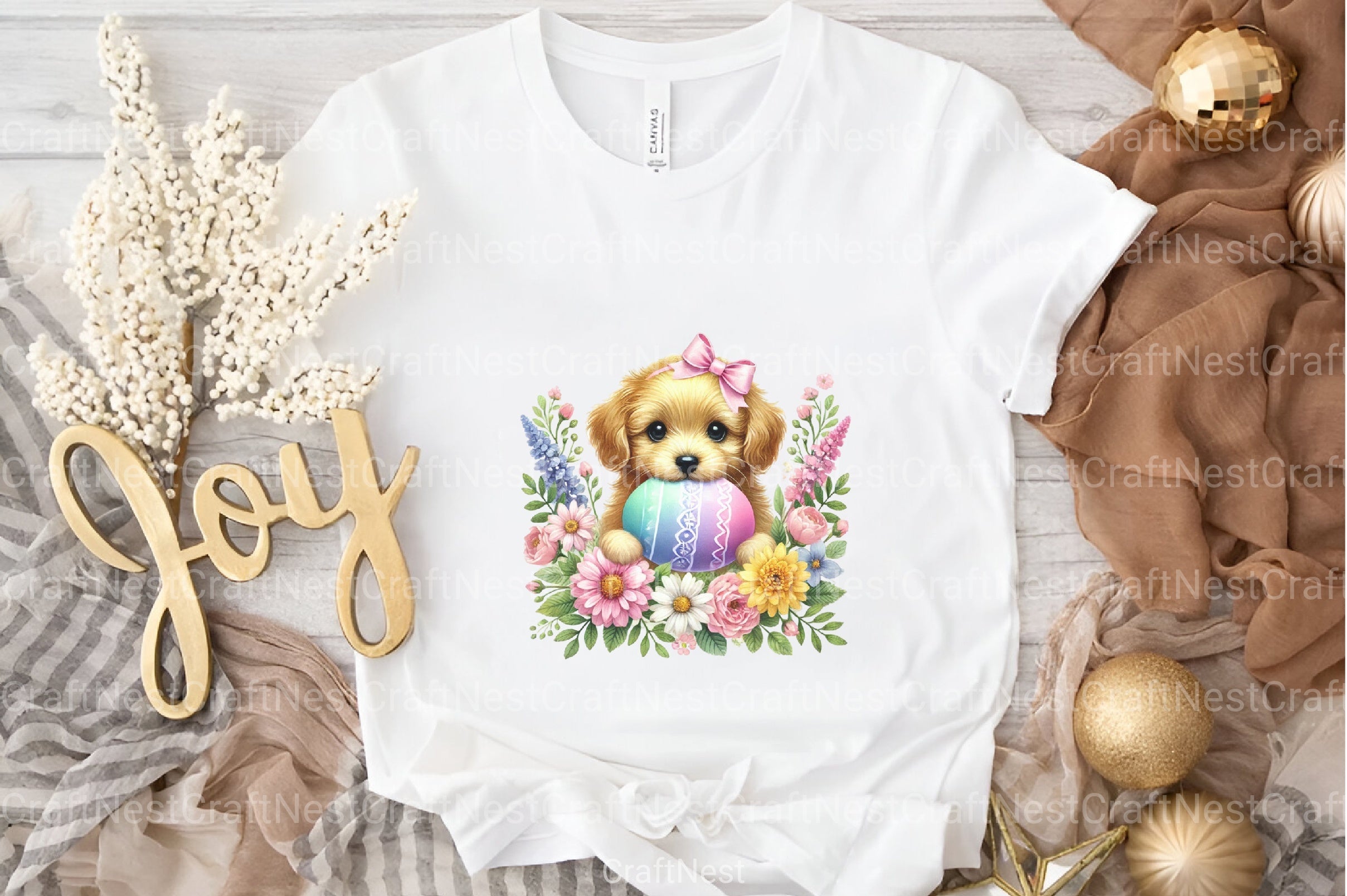 Easter Dogs Clipart Bundle 99 - CraftNest - Digital Crafting and Art