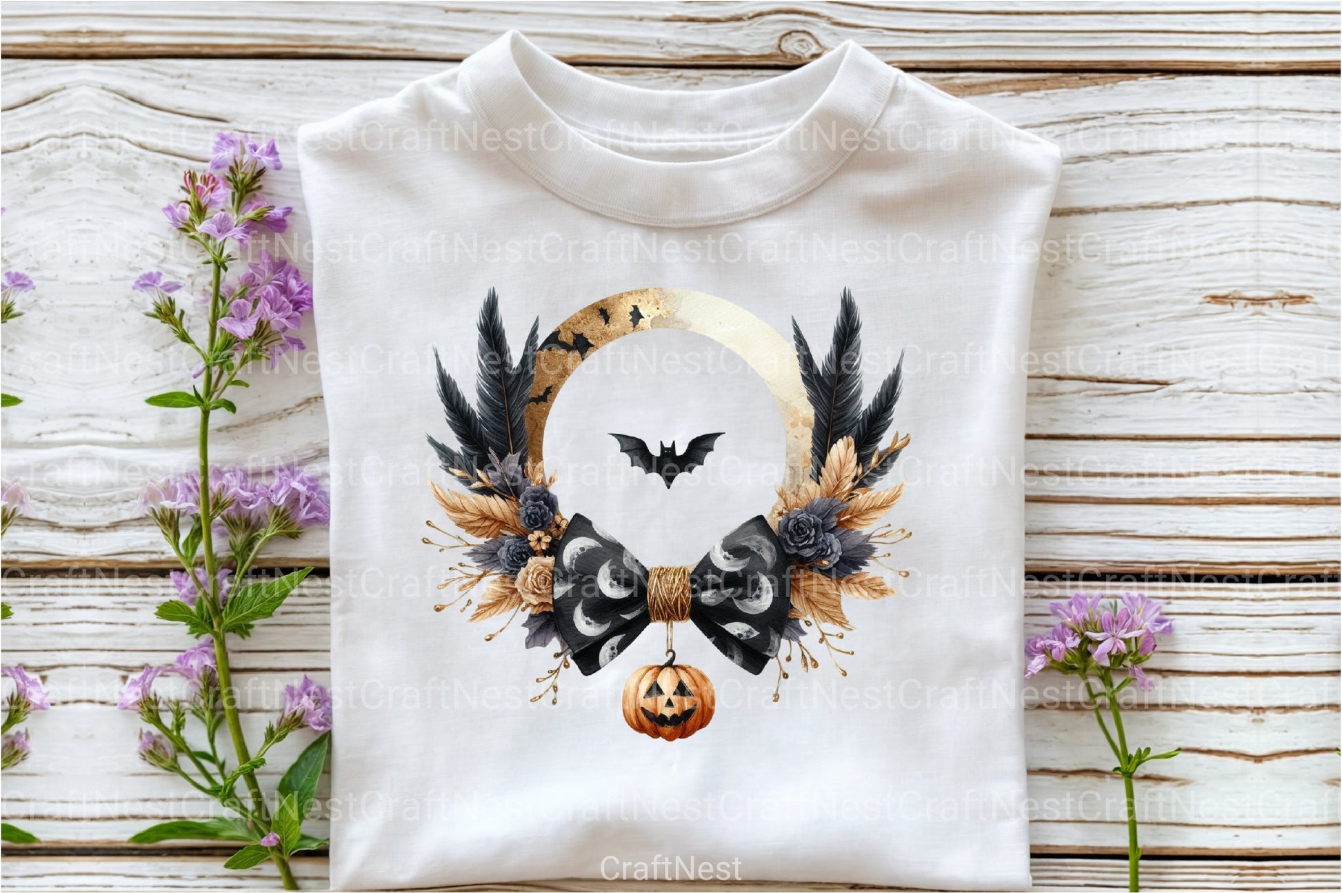 Elegant Halloween Clipart Bundle 3 - CraftNest - Digital Crafting and Art