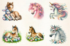 Easter Horse Clipart Bundle - CraftNest - Digital Crafting and Art
