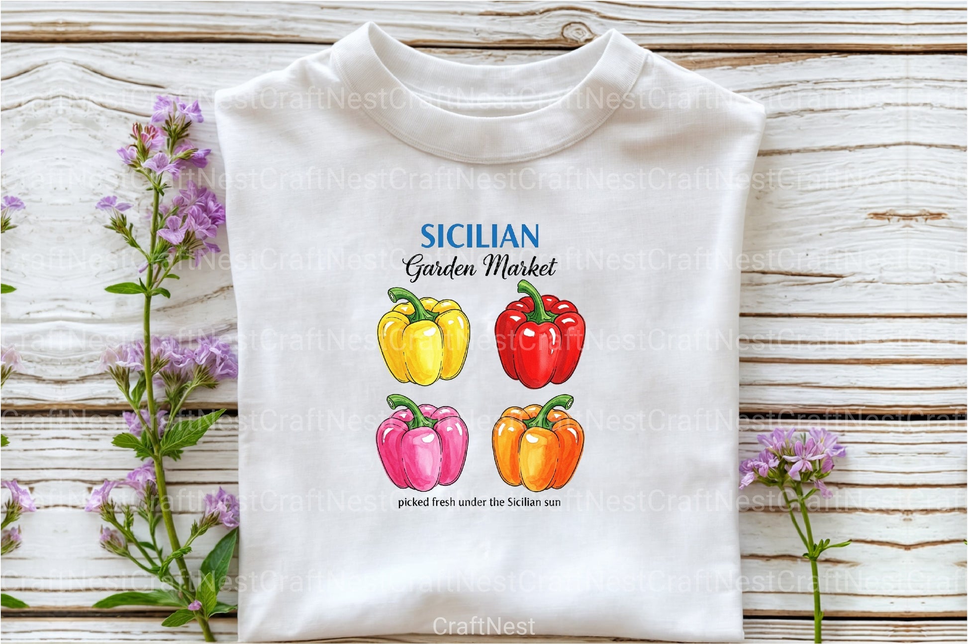 Farmers Market Pepper Hand Drawn Clipart Bundle - CraftNest - Digital Crafting and Art