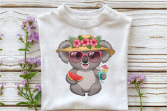 Summer Koala Clipart Bundle - CraftNest - Digital Crafting and Art