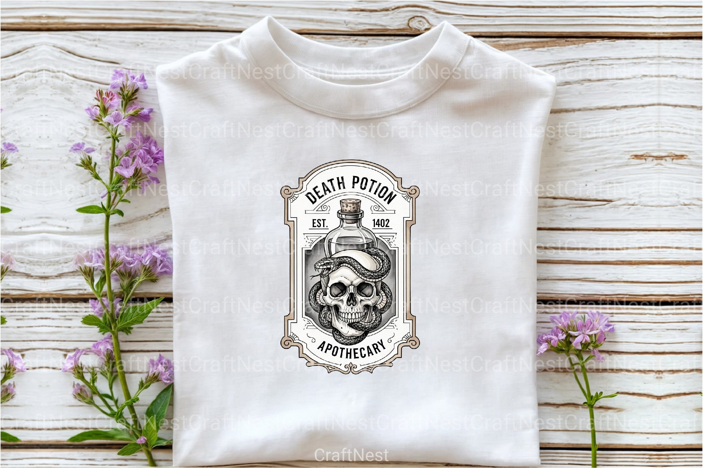 Vintage Halloween Potion Labels Clipart Bundle 4 - CraftNest - Digital Crafting and Art