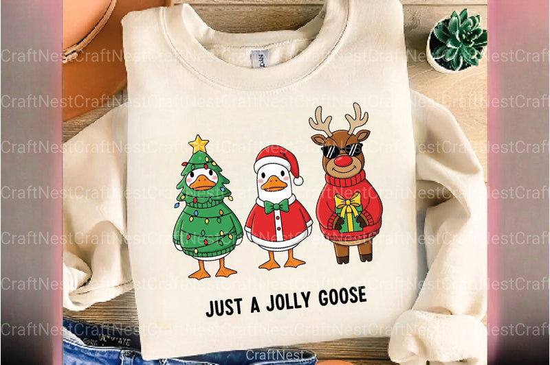 Jolly Christmas Goose Clipart Bundle 88 - CraftNest - Digital Crafting and Art