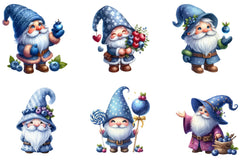 Gnome Blueberries Clipart Bundle - CraftNest - Digital Crafting and Art