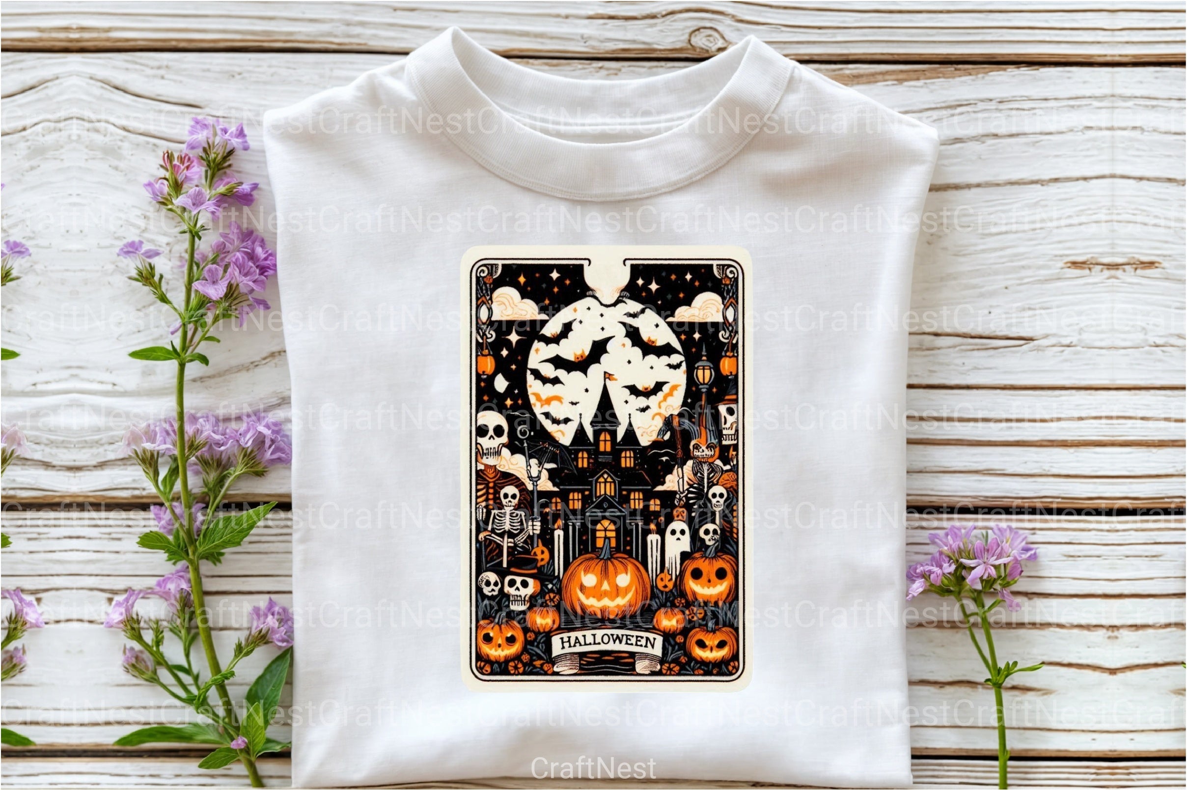 Halloween Tarot Card Clipart Bundle 24 - CraftNest - Digital Crafting and Art