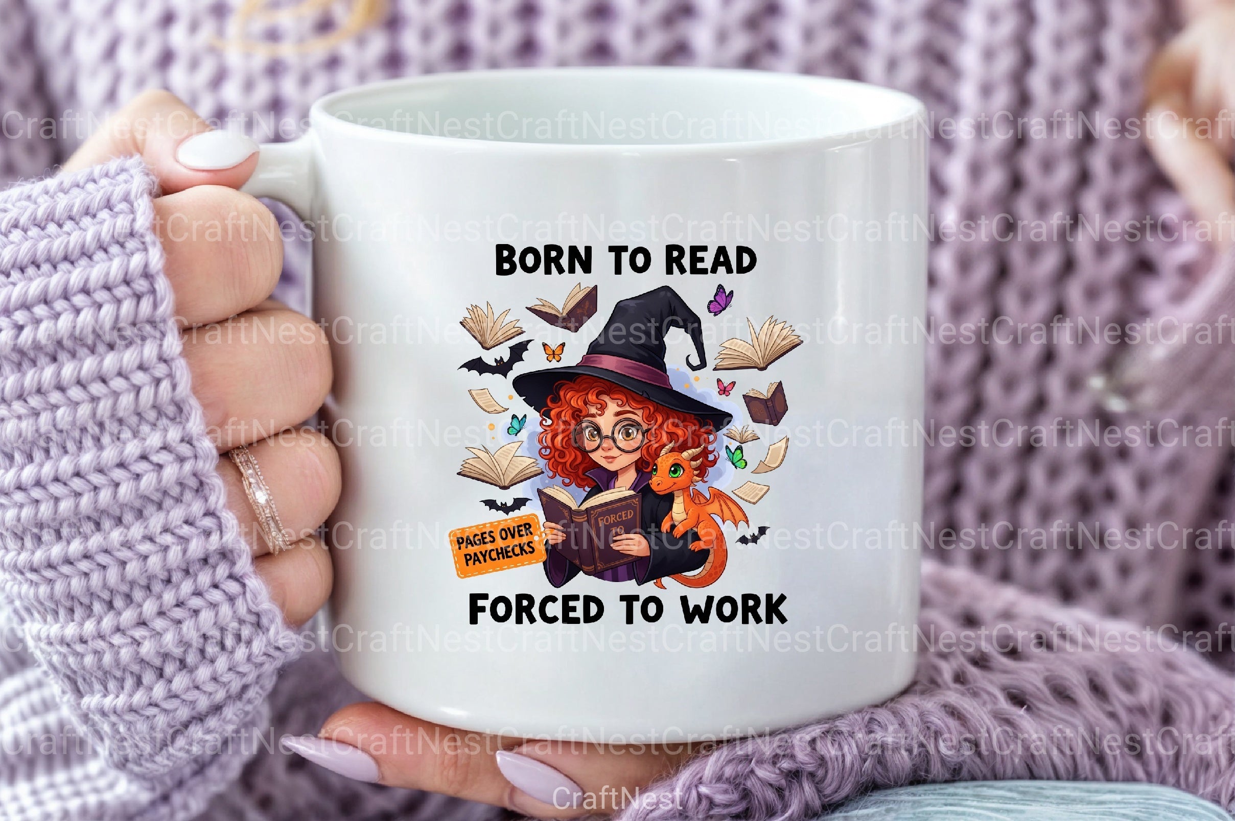 Born to Read Graphic Clipart Bundle - CraftNest - Digital Crafting and Art