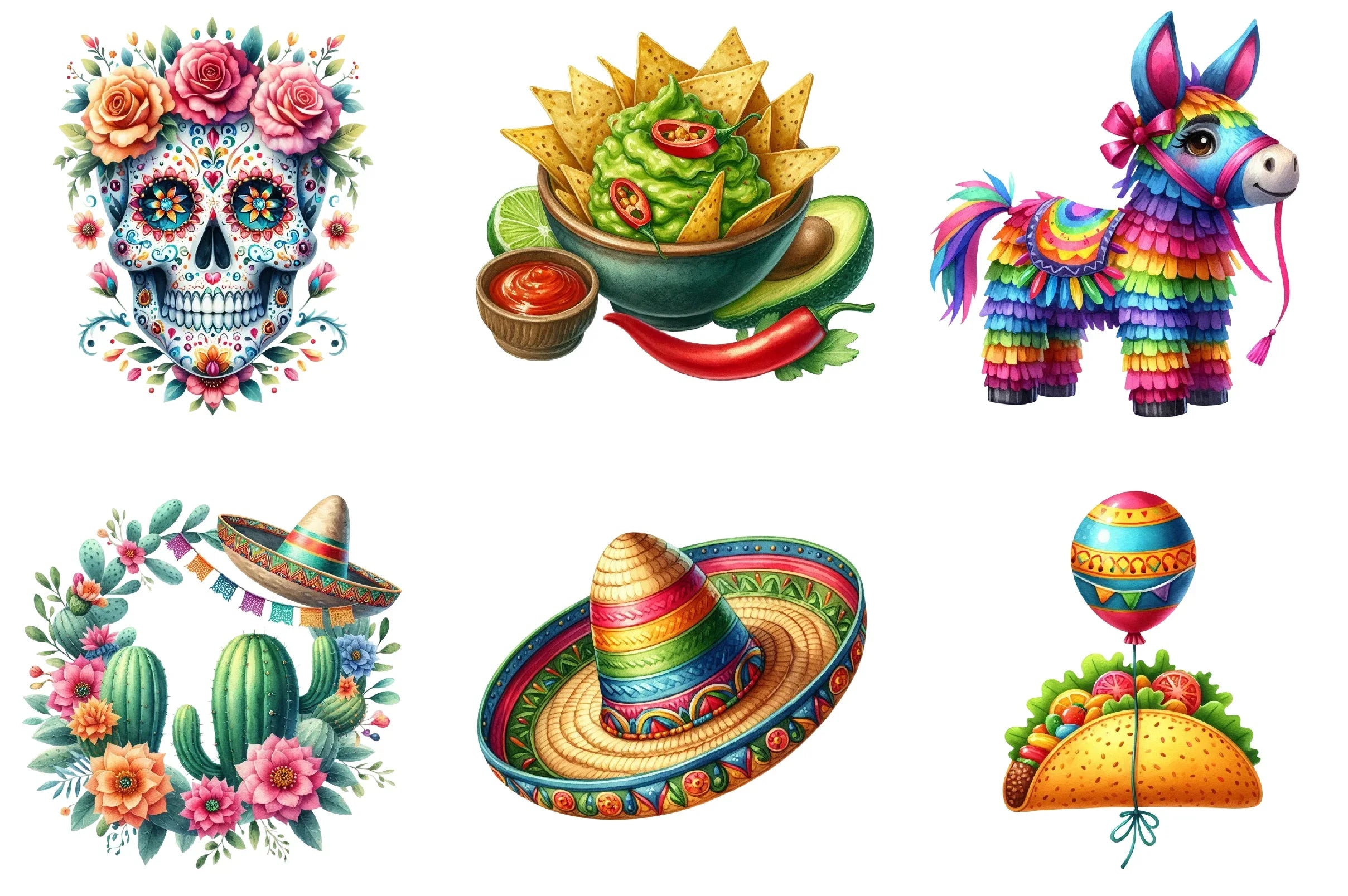 Cinco De Mayo Clipart Bundle - CraftNest - Digital Crafting and Art